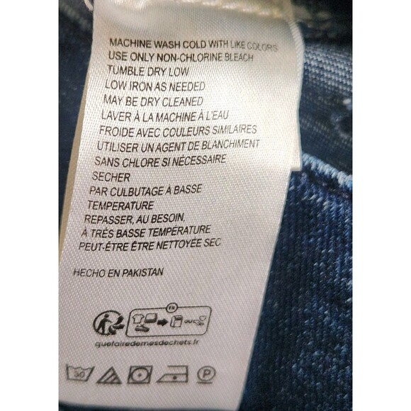 Anthropologie Maeve NWT Size 26 High Rise Slim Ankle Jeans Dark Wash Stretch - Picture 10 of 13